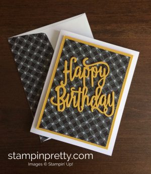 Stampin Up Masculine Birthday Card Ideas Clean Classic Happy Birthday Card Stampin Pretty