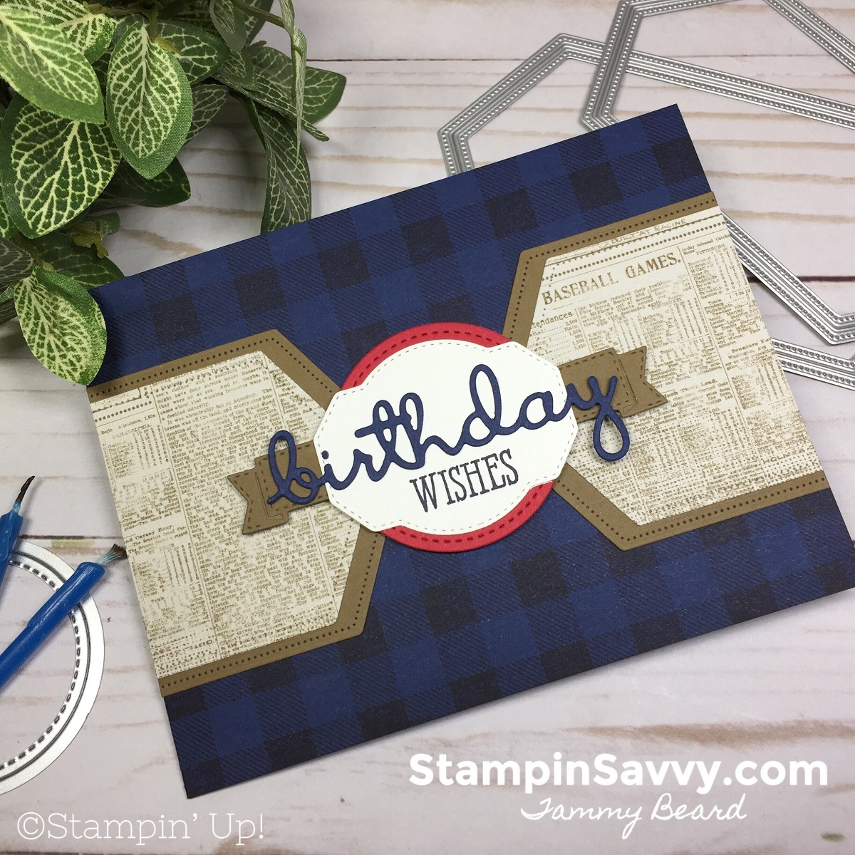 Stampin Up Masculine Birthday Card Ideas Masculine Birthday Card For Baseball Lovers Stampin Savvy
