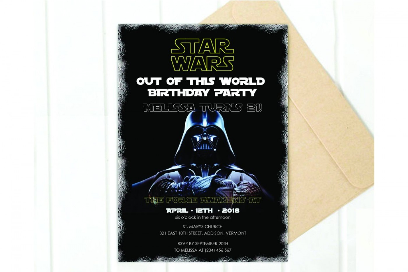 Star Wars Birthday Card Ideas 022 Template Ideas Star Wars Birthday Invitation Come Join The Dark