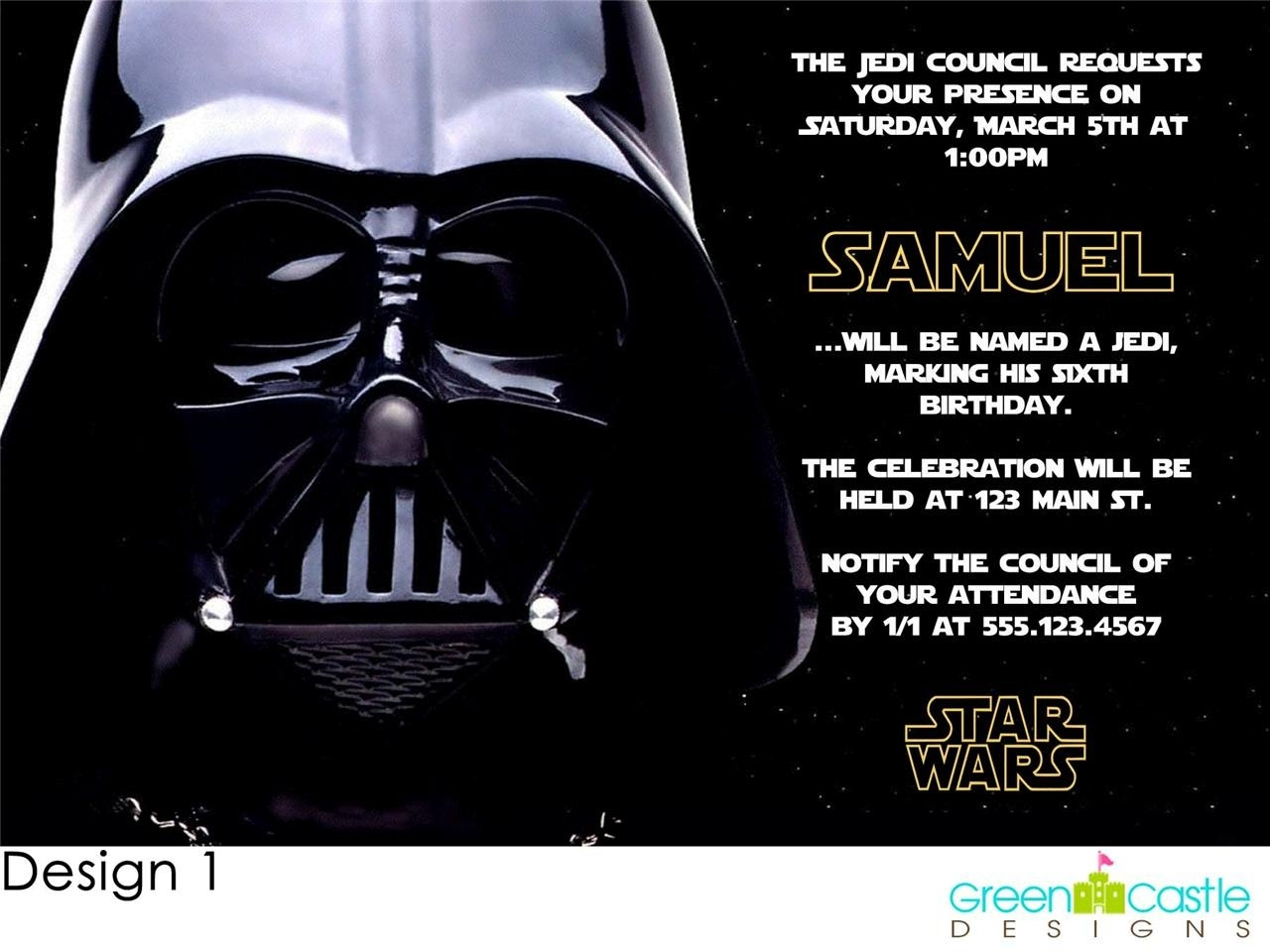 Star Wars Birthday Card Ideas Best Star Wars Birthday Invitation Template Ideas Egreeting Ecards