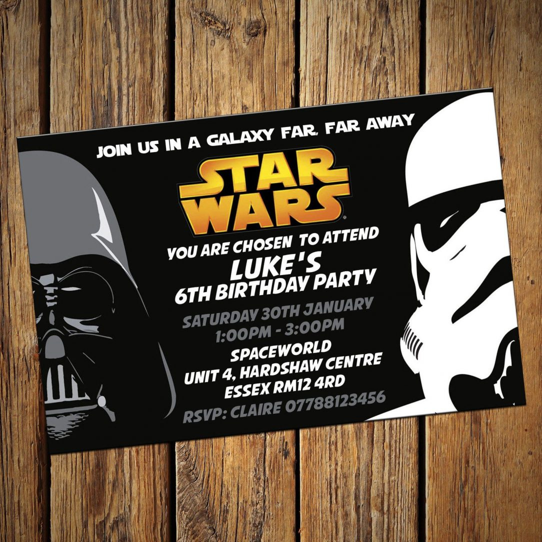Star Wars Birthday Card Ideas Star Wars Birthday Ecards Invitation Ideas Party Envelopes Walmart