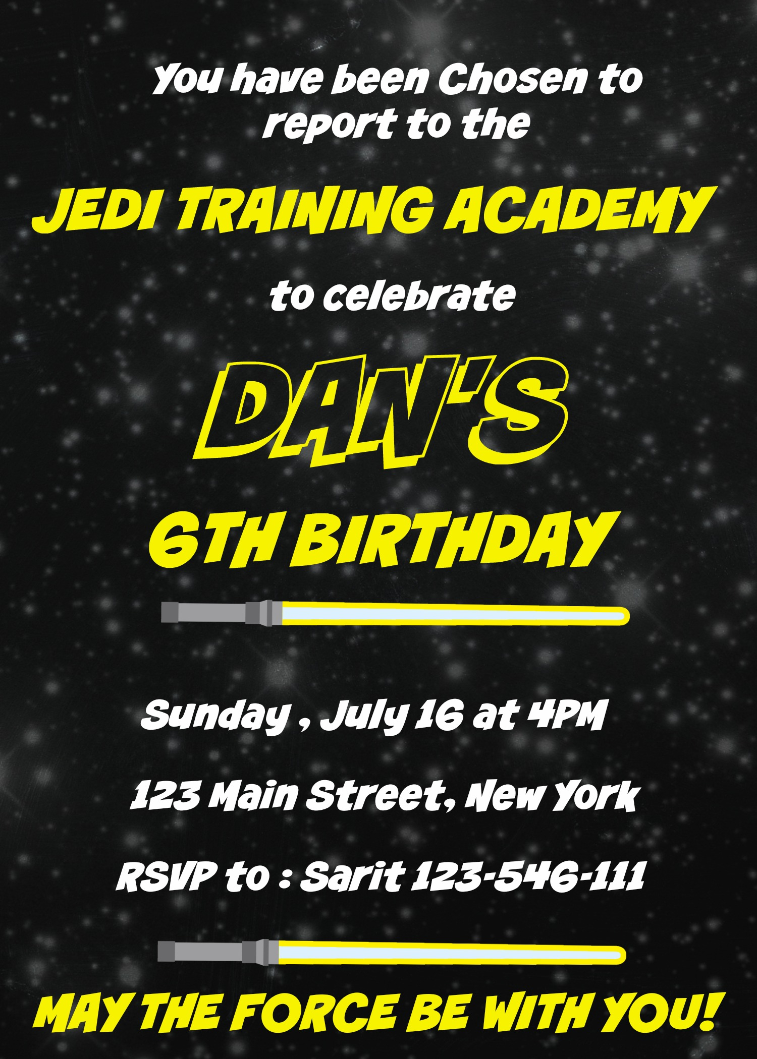 Star Wars Birthday Card Ideas Star Wars Birthday Party Ideas My Practical Birthday Guide