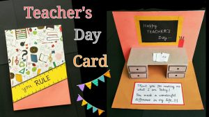 Teacher Birthday Card Ideas Teachers Day Card Teachersdaycard Teachers Day Card Making Ideapopup Greeting Card For Teacher