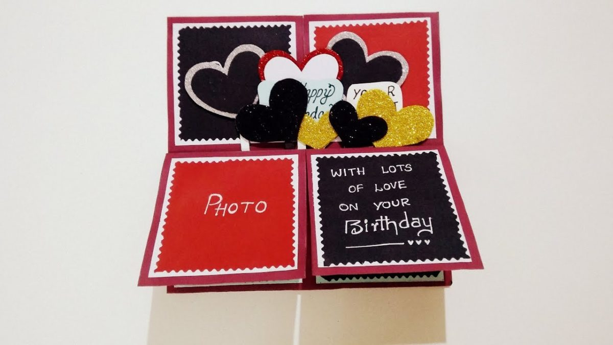 Unique Card Ideas For Birthdays Handmade Birthday Card